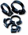 Two Little Fishies 1  Plastic Hose Clamp Set 6 pc. Online now