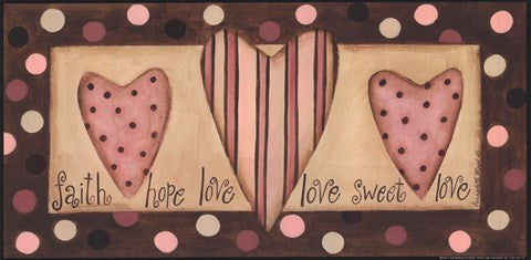 Faith Hope Love Sweet Love Fashion