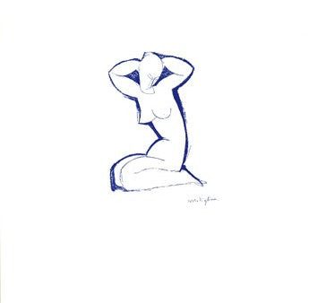 Nude Seated on Both Legs Fashion