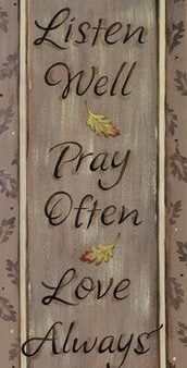 Listen Well, Pray Often Sale