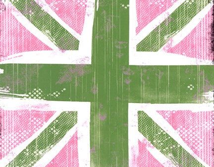 Union Jack Pink And Green Online now