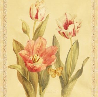 Tulips and Butterflies II Hot on Sale