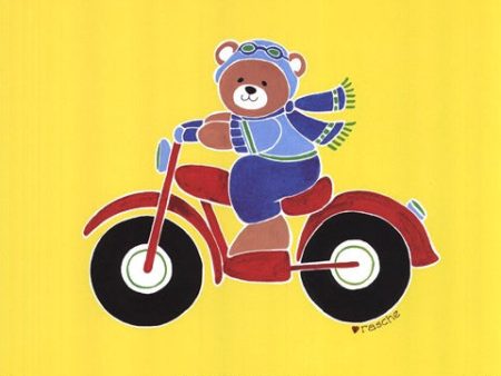 Bear on Motorcycle Discount