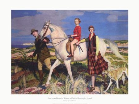 Four Loves I Found, a Woman, a Child, a Horse and a Hound on Sale