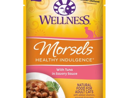 20% OFF: Wellness Healthy Indulgence Morsels Tuna In Sauce Grain-Free Pouch Cat Food 3oz Fashion