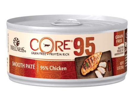 20% OFF: Wellness Core 95% Chicken Pate Canned Cat Food 5.5oz For Cheap