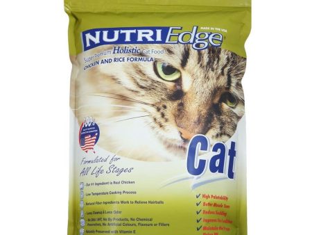 Nutriedge Super Premium Holistic Chicken & Rice Dry Cat Food Hot on Sale