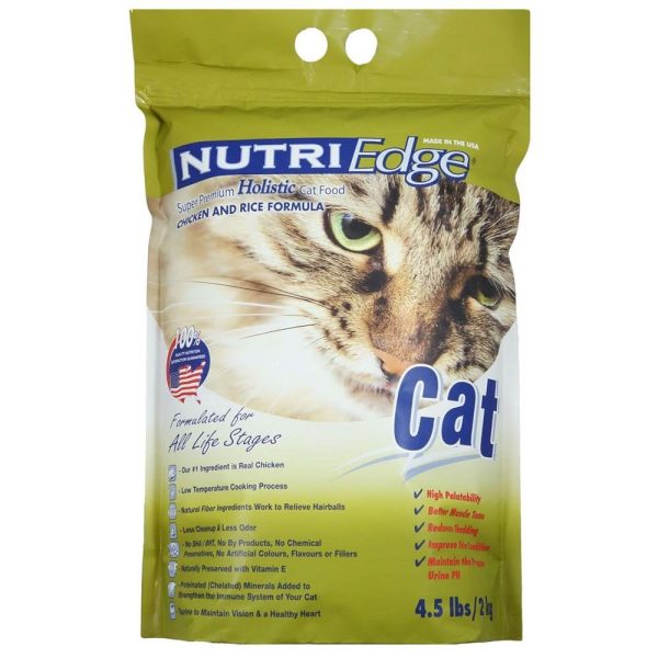 Nutriedge Super Premium Holistic Chicken & Rice Dry Cat Food Hot on Sale