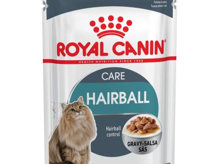 $9 OFF: Royal Canin Hairball Adult Pouch Cat Food 85g x 12 on Sale