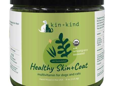 10% OFF: Kin+Kind Healthy Skin & Coat Cat & Dog Supplement Hot on Sale