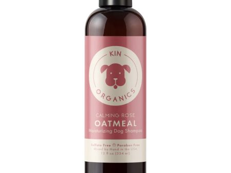 10% OFF: Kin+Kind Kin Organics Calming Rose Oatmeal Moisturizing Dog Shampoo 12oz Online now