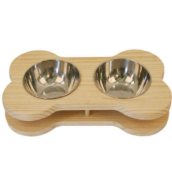 Luxypet Bone Double Dog Bowl For Sale