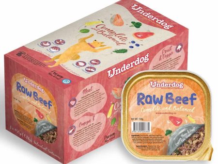 Underdog Raw Beef Complete & Balanced Frozen Dog Food 1.2kg For Sale