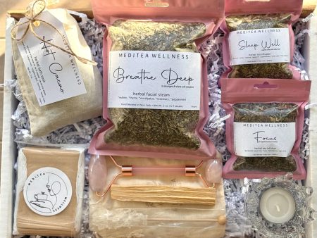 Self-Care Tea Gift Basket For Sale