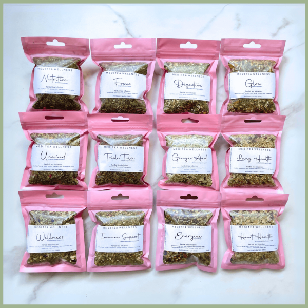 Loose Leaf Tea Sampler with 12 Organic Wellness Teas Fashion