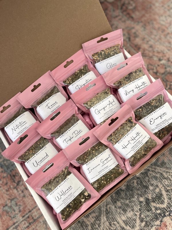 Loose Leaf Tea Sampler with 12 Organic Wellness Teas Fashion