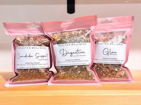 Digestive Tea Bundle (3 Jars or 3 Bags) For Discount